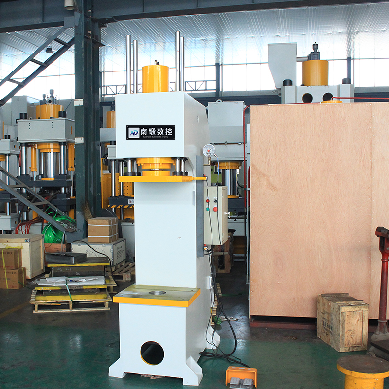 40噸單臂液壓機帶四柱導向單柱油壓機