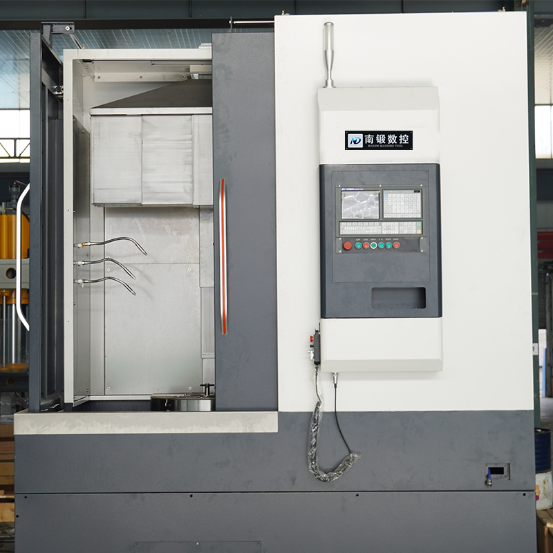 小型數控立車700數控立式車床高速高精密數控立車