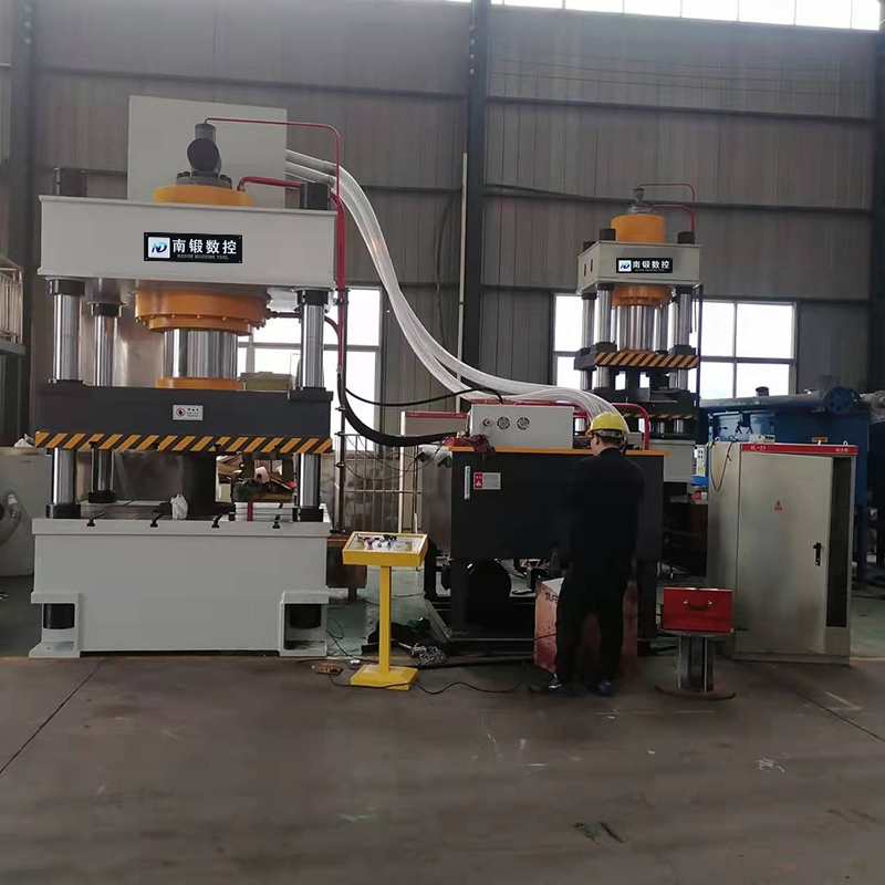 垃圾桶箱體成型油壓機630噸SMC塑料鐵皮垃圾桶成型液壓機