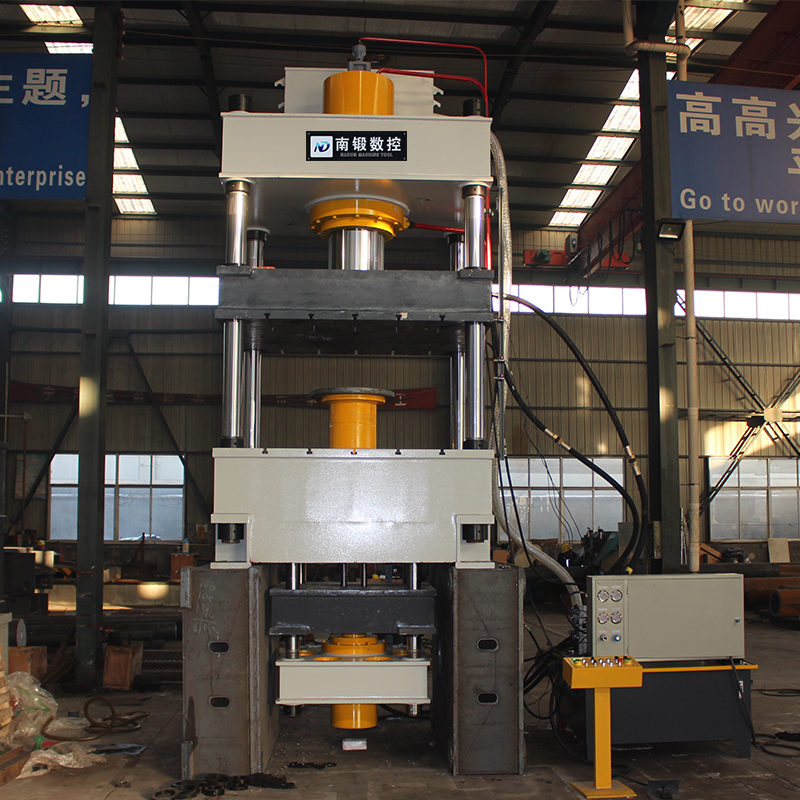 四柱油壓機拉伸機是如何壓制產品的呢？