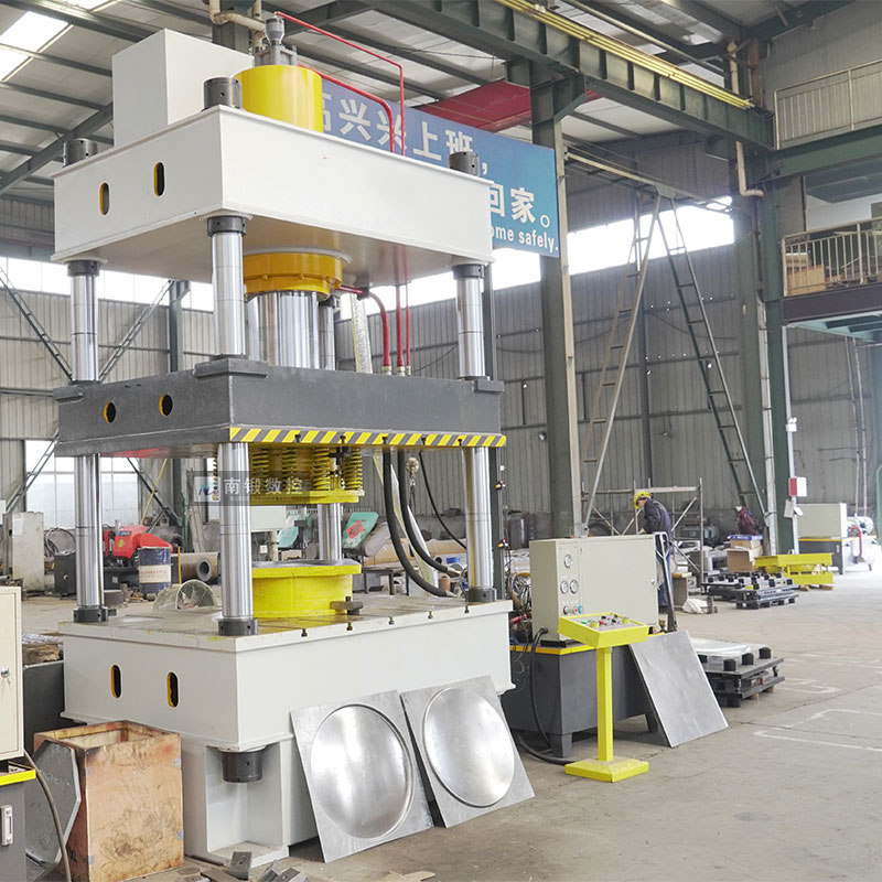 衛星鍋蓋落料切邊成型油壓機315噸四柱壓力機