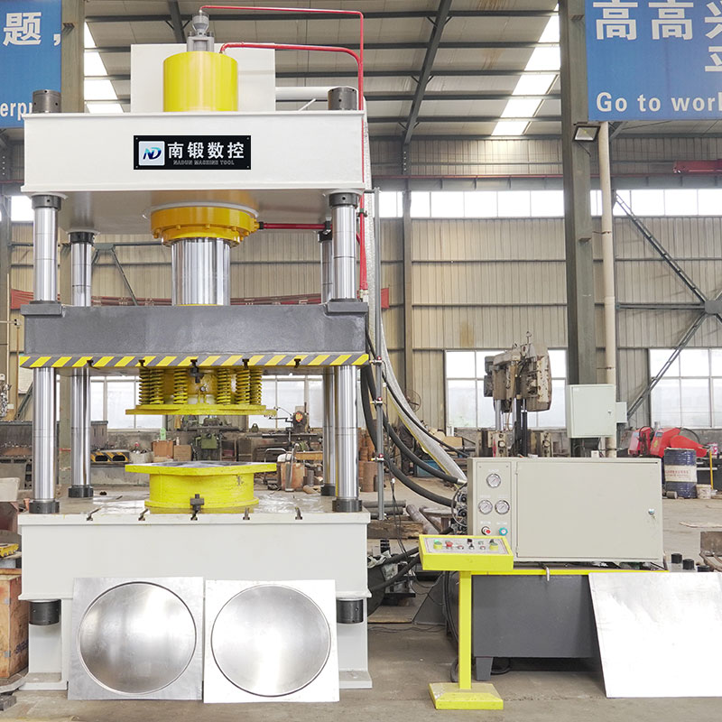 衛星鍋蓋落料切邊成型油壓機315噸四柱壓力機
