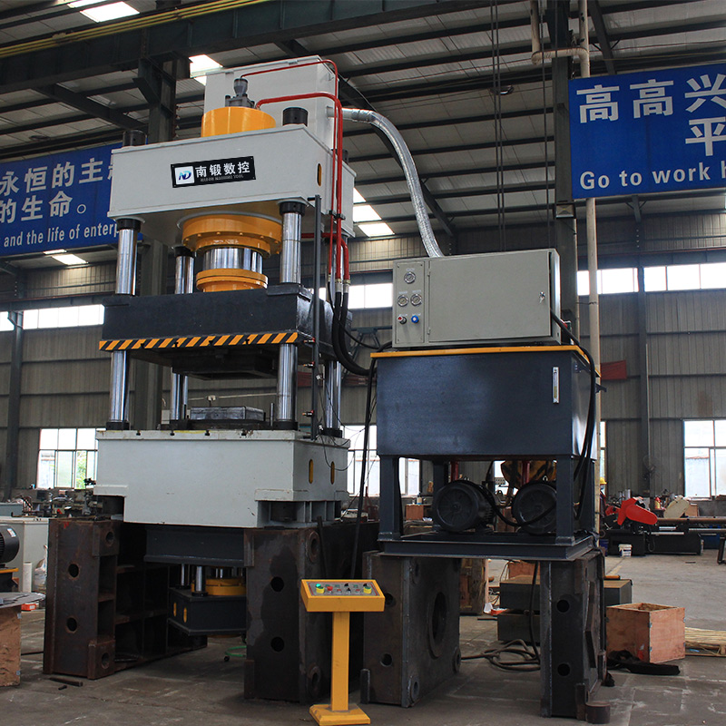 滕州500噸單動薄板液壓機500t不銹鋼水槽拉伸成型四柱油壓機