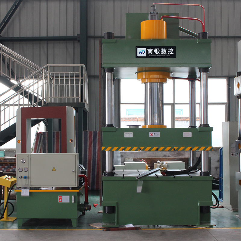 滕州315噸復(fù)合材料成型油壓機(jī)315t復(fù)合井蓋熱壓成型四柱液壓機(jī)