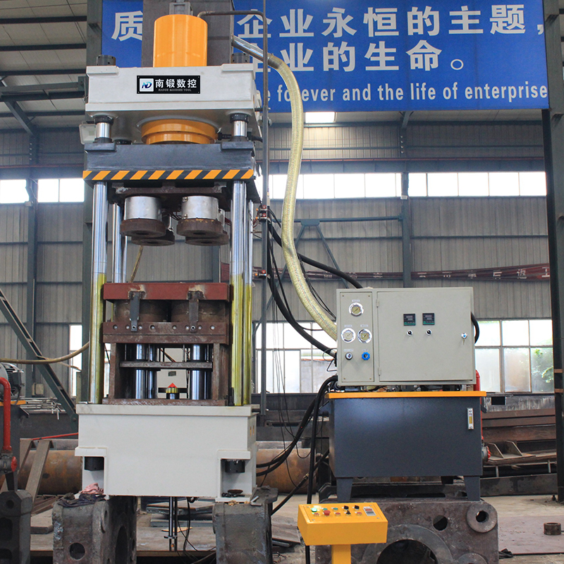 100T四柱油壓機 100噸塑料菜板砧板熱壓成型液壓機