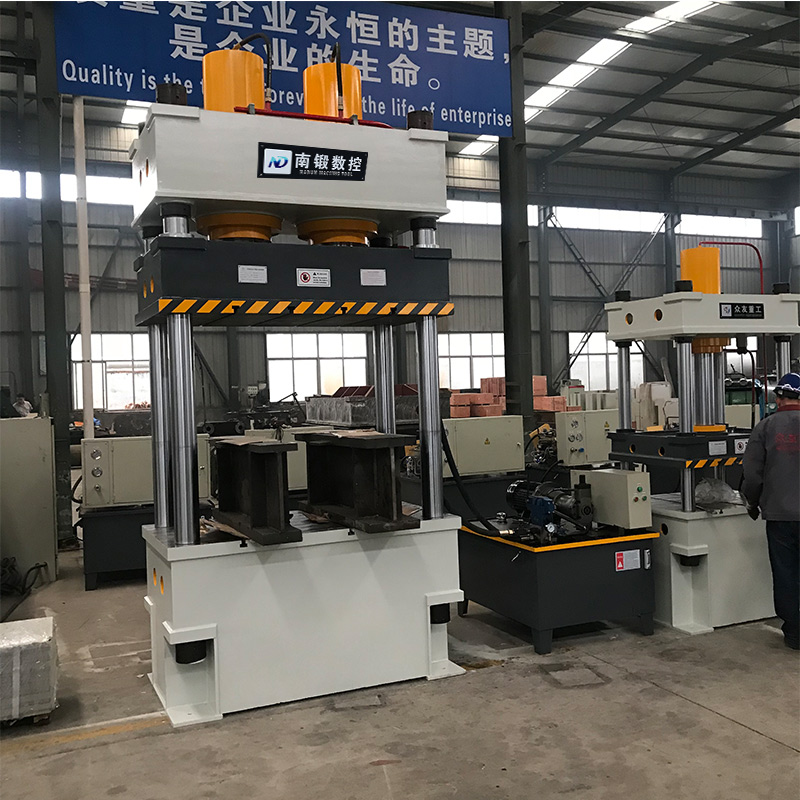 四柱液壓機320噸雙缸大臺面油壓機按需定制壓力機