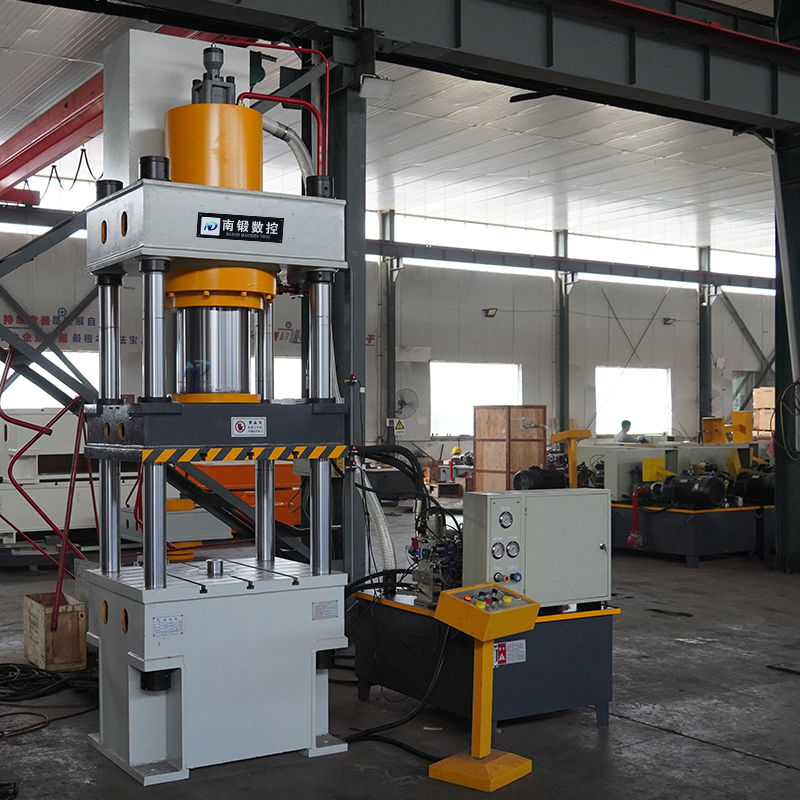 熱壓成型油壓機 電加熱油加熱壓力機 200噸四柱油壓機