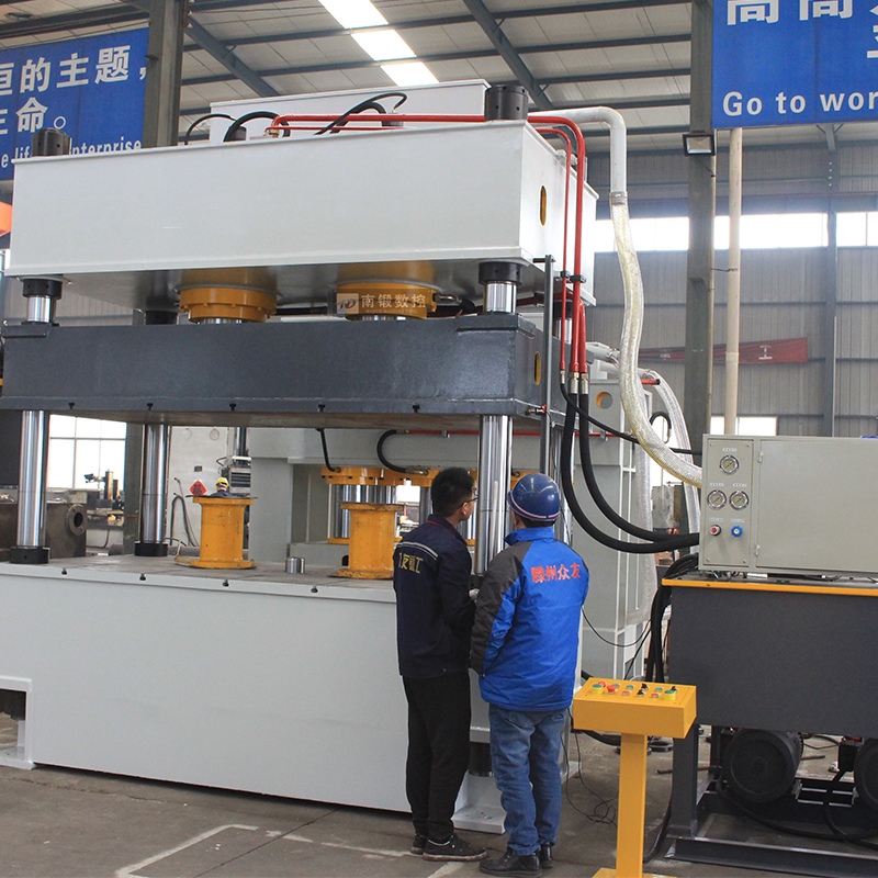 玻璃鋼水箱板熱壓成型油壓機(jī)  500噸四柱油壓機(jī) 