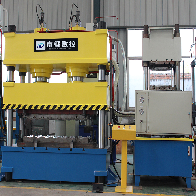 315t雙缸大臺面油壓機，彩石金屬瓦拉伸成型液壓機