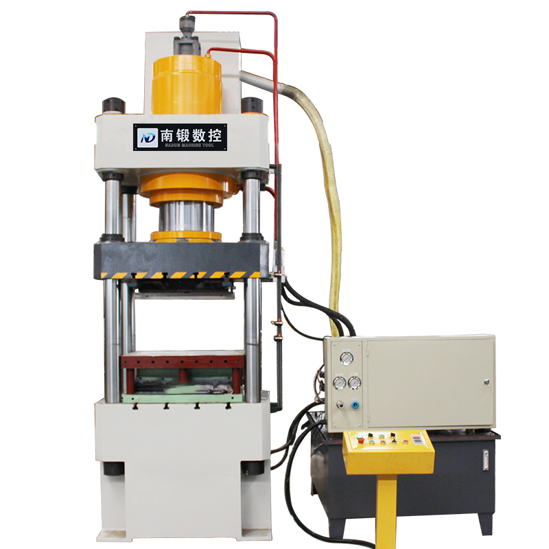 400T三梁四柱油壓機，400噸陶瓷粉末成型油壓機