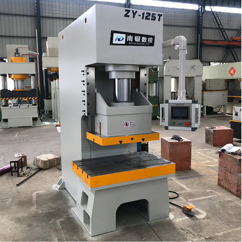 滕州125t液壓沖床125T快速沖壓沖孔成型液壓機(jī)伺服系統(tǒng)壓力機(jī)