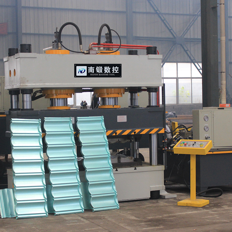 金屬瓦成型液壓機315噸彩石瓦壓型油壓機雙缸四柱壓力機