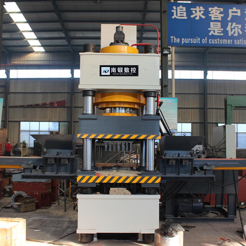 魚(yú)餌壓塊機(jī)630噸雙色魚(yú)餌塊成型油壓機(jī)