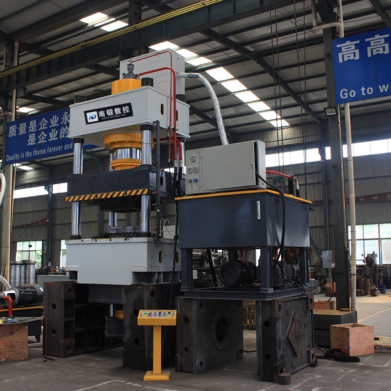 液壓機廠家500T拉伸機三梁四柱油壓機不銹鋼金屬拉伸成型壓力機南鍛數控